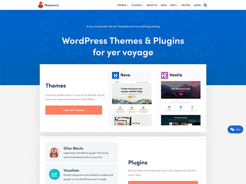 Themeisle - Web para Comprar Temas WordPress Premium